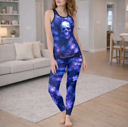 Azure Eternal Skull Dream Tanktop and Leggings