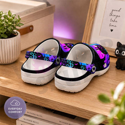 Gothic Romance Art Non Slip Clogs Rubber Shoes Sandal Comfort Footwear