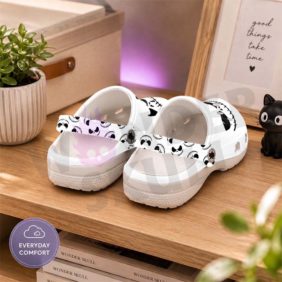 Wonder Skull Lightweight Clog Sandals are designed for all-day comfort. Featuring breathable ventilation holes, a cushioned footbed, and a pivoting heel strap, these versatile unisex clogs are perfect for use at home, outdoors, or at work — whatever your profession may be.