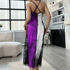 Grunge Purple Emo Art Women's Lace Cami Sleepwear | Gothic, Punkrock, Lingerie for Women