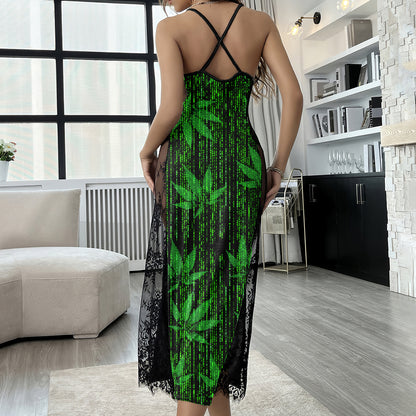 Matrix Skulls Leaf Women's Lace Cami Sleepwear