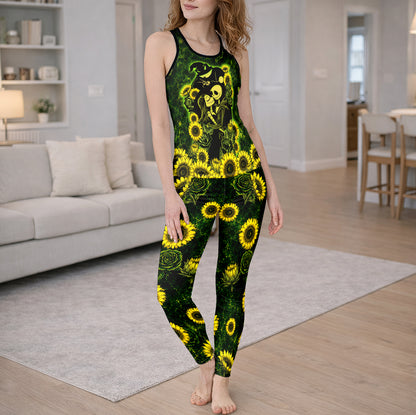 Gothic Lovers Floral Tanktop and Legging
