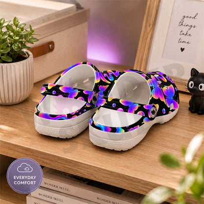 Wonder Skull Lightweight Clog Sandals are designed for all-day comfort. Featuring breathable ventilation holes, a cushioned footbed, and a pivoting heel strap, these versatile unisex clogs are perfect for use at home, outdoors, or at work — whatever your profession may be.