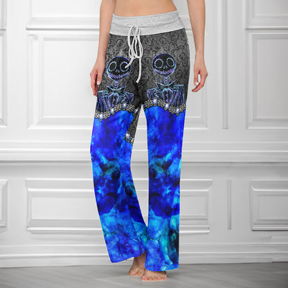 Abstract Diamond Art Women's High-waisted Wide Leg Pants