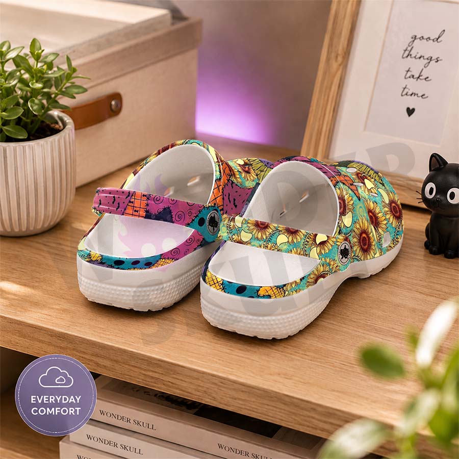 Wonder Skull Lightweight Clog Sandals are designed for all-day comfort. Featuring breathable ventilation holes, a cushioned footbed, and a pivoting heel strap, these versatile unisex clogs are perfect for use at home, outdoors, or at work — whatever your profession may be.