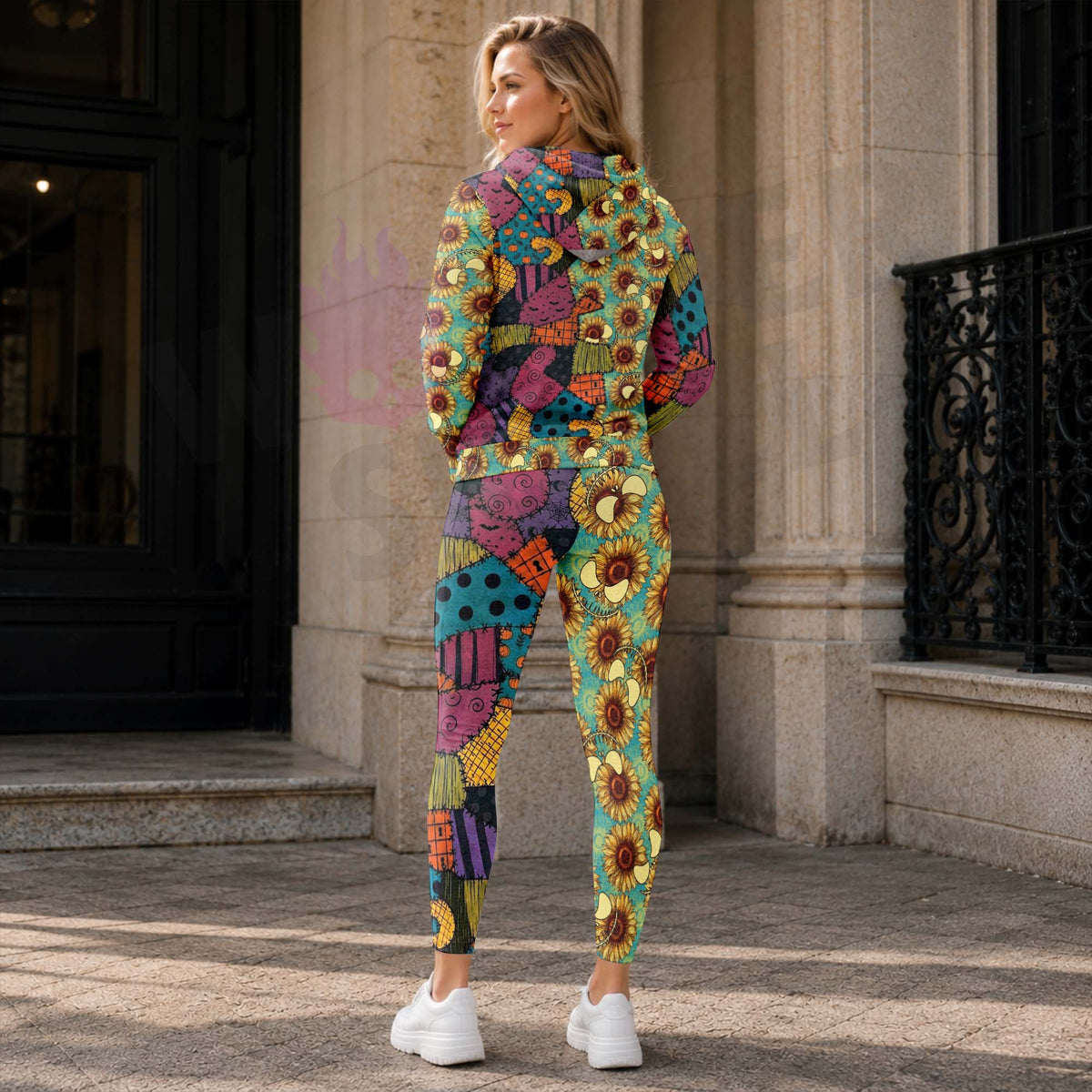 Women Hoodie and Leggings, Stitched Magic Wicked Smiles Outwear Pants Outfit