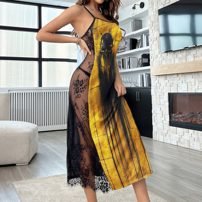 Golden Skull Decay Women's Lace Cami Sleepwear