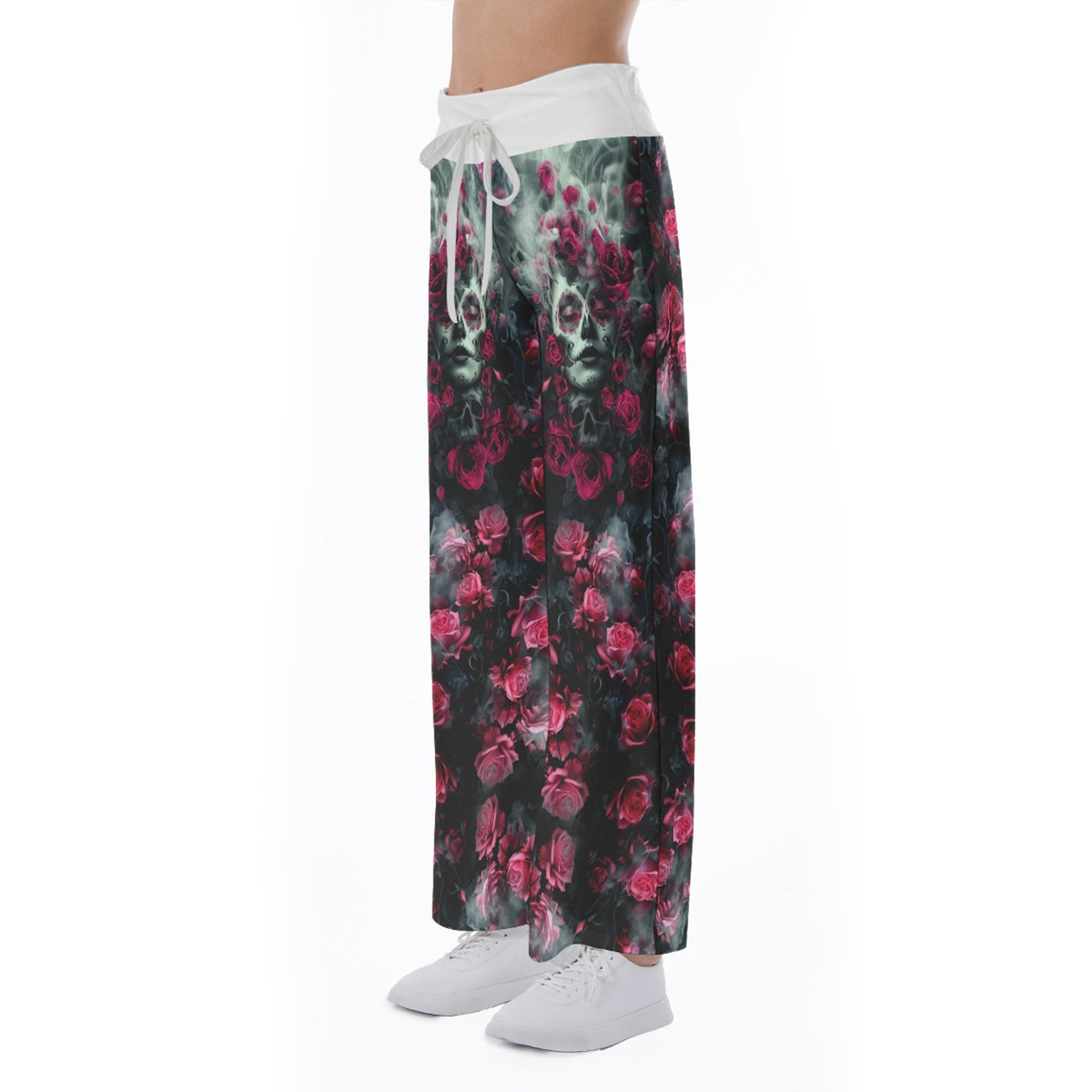 Image featuring a stylish set of women's tube top and high-waisted pants, perfect for summer outings and beachwear. The ensemble exudes a trendy and chic vibe, ideal for resort vacations, beach parties, and poolside lounging. The tube top offers a flattering silhouette, while the high-waisted pants provide comfort and style. This fashionable outfit set is a must-have for anyone looking to make a statement under the sun.