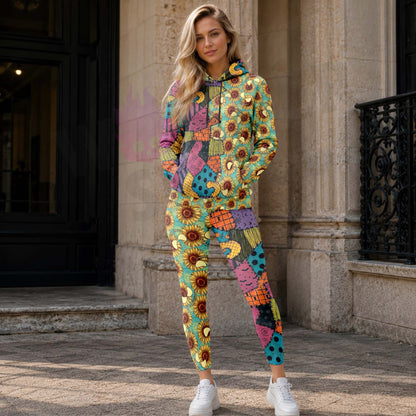 Women Hoodie and Leggings, Stitched Magic Wicked Smiles Outwear Pants Outfit