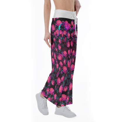 Image featuring a stylish set of women's tube top and high-waisted pants, perfect for summer outings and beachwear. The ensemble exudes a trendy and chic vibe, ideal for resort vacations, beach parties, and poolside lounging. The tube top offers a flattering silhouette, while the high-waisted pants provide comfort and style. This fashionable outfit set is a must-have for anyone looking to make a statement under the sun.