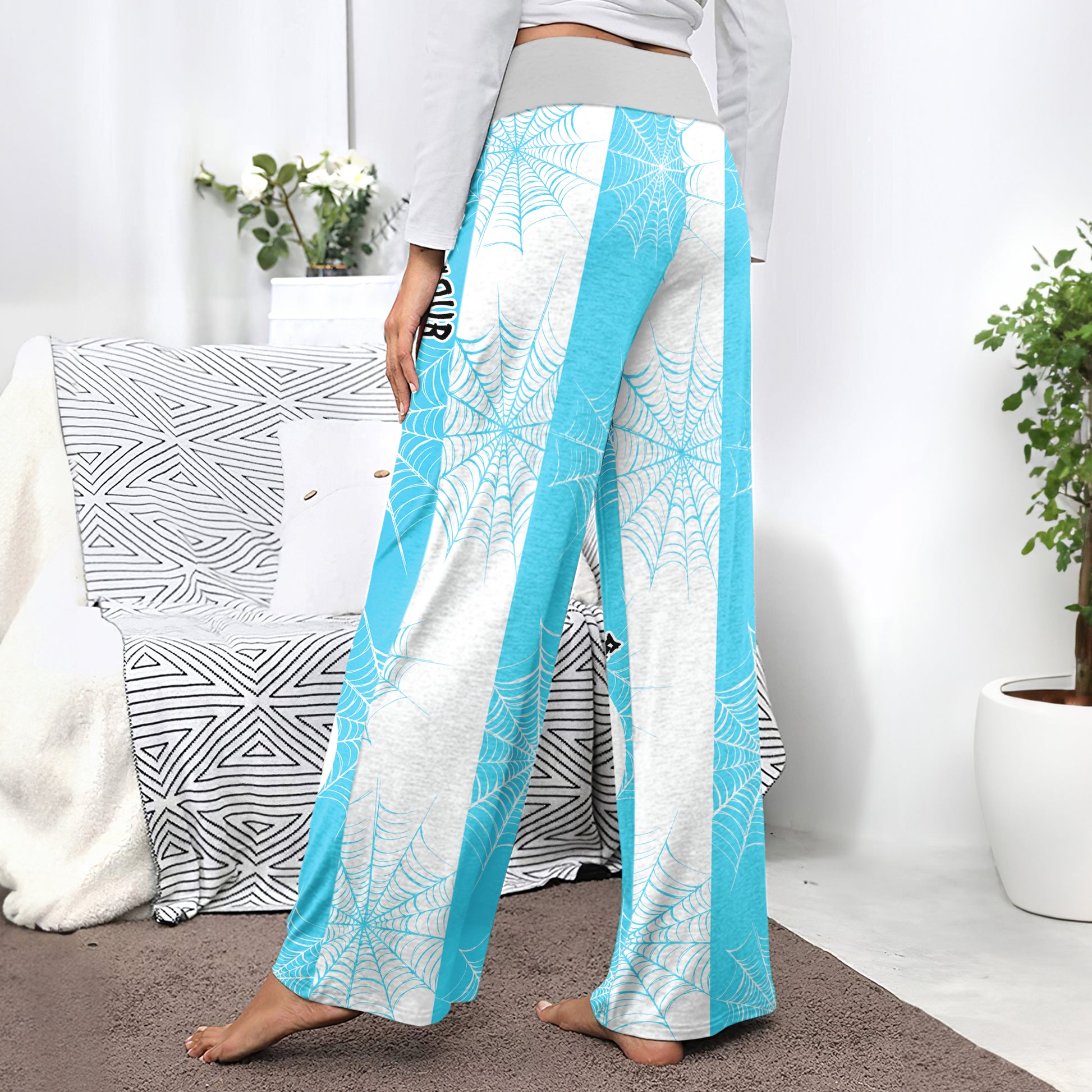 Worst Nightmare Theme Women's High-waisted Wide Leg Pants | Wonder Skull