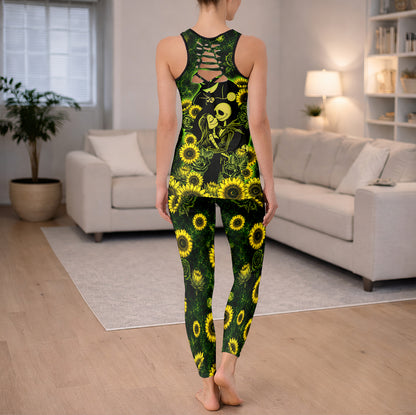 Gothic Lovers Floral Tanktop and Legging