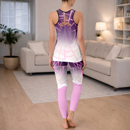 Sweet Venom Skull Art Tanktop and Leggings