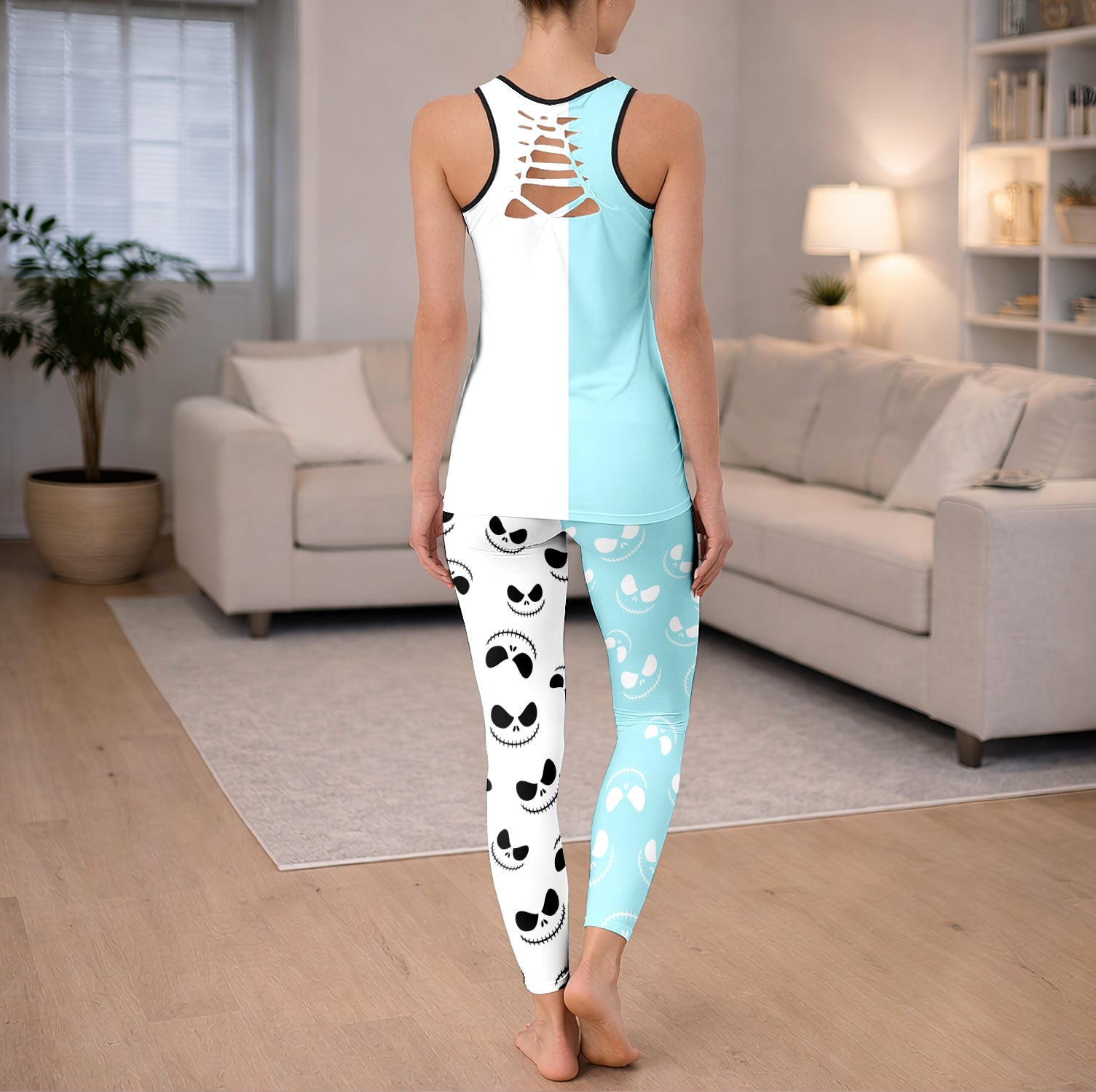 Frozen Smile Art Tanktop and Leggings