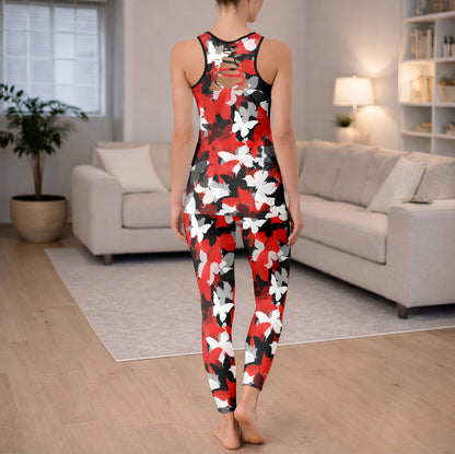 Rebel Butterfly Swarm Tanktop and Leggings