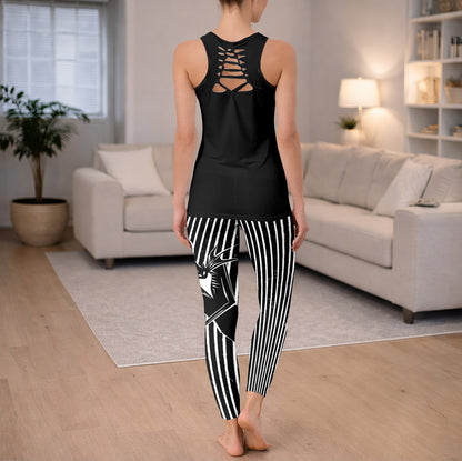 Shadow Skeleton Art Tanktop and Leggings