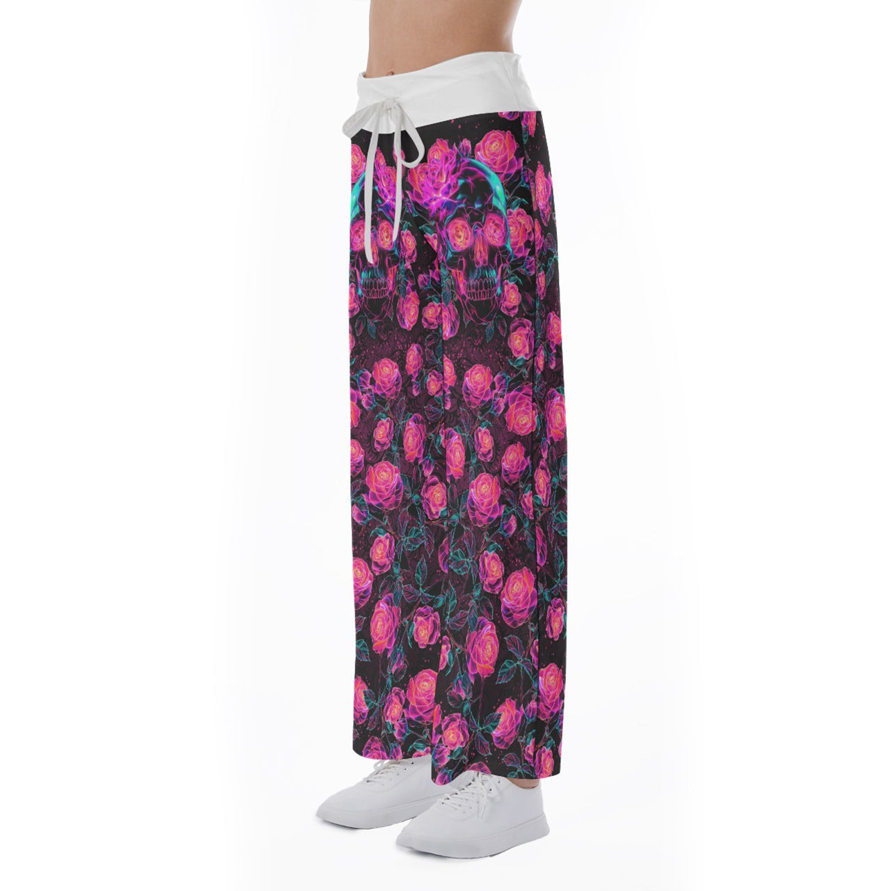 Image featuring a stylish set of women's tube top and high-waisted pants, perfect for summer outings and beachwear. The ensemble exudes a trendy and chic vibe, ideal for resort vacations, beach parties, and poolside lounging. The tube top offers a flattering silhouette, while the high-waisted pants provide comfort and style. This fashionable outfit set is a must-have for anyone looking to make a statement under the sun.