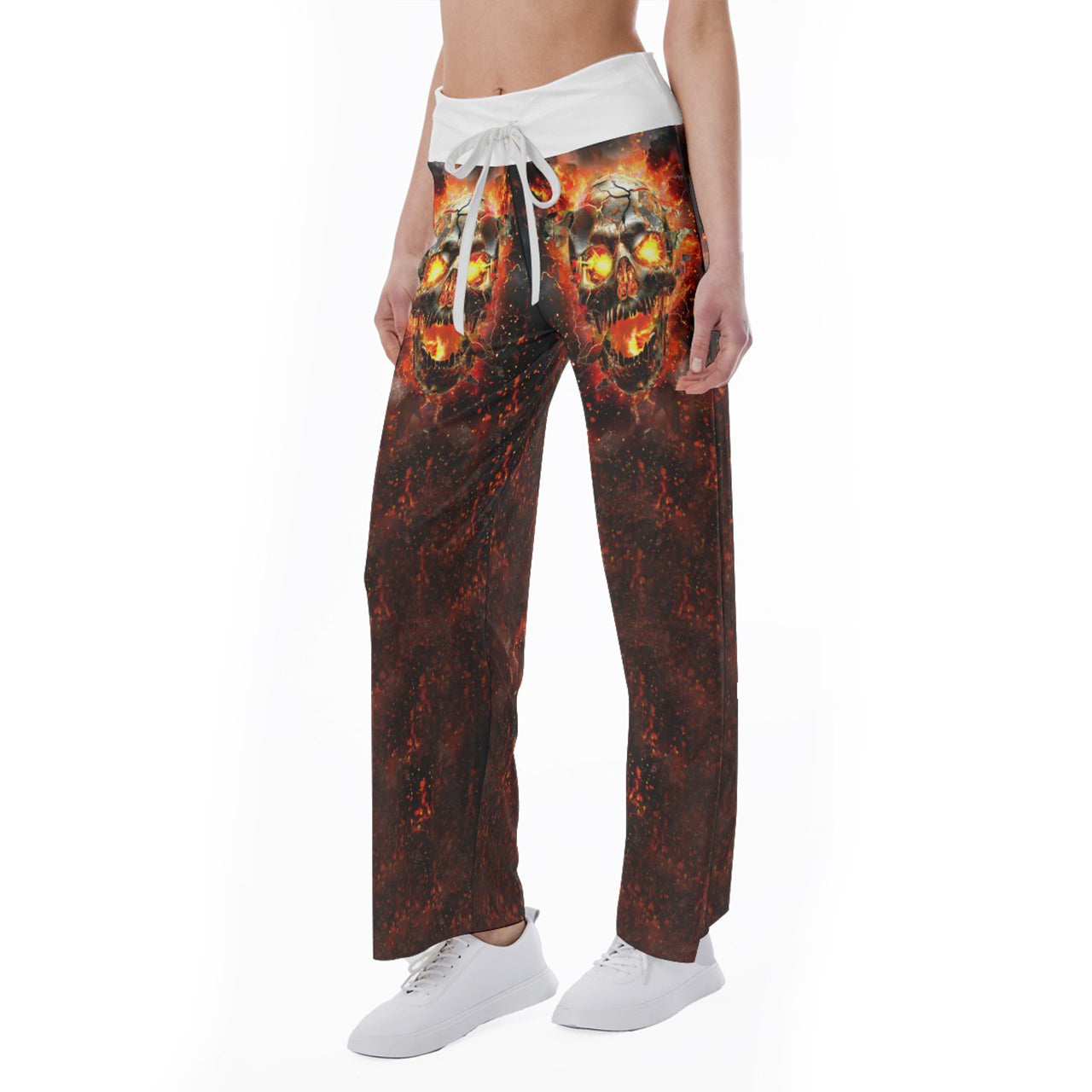 Image featuring a stylish set of women's tube top and high-waisted pants, perfect for summer outings and beachwear. The ensemble exudes a trendy and chic vibe, ideal for resort vacations, beach parties, and poolside lounging. The tube top offers a flattering silhouette, while the high-waisted pants provide comfort and style. This fashionable outfit set is a must-have for anyone looking to make a statement under the sun.