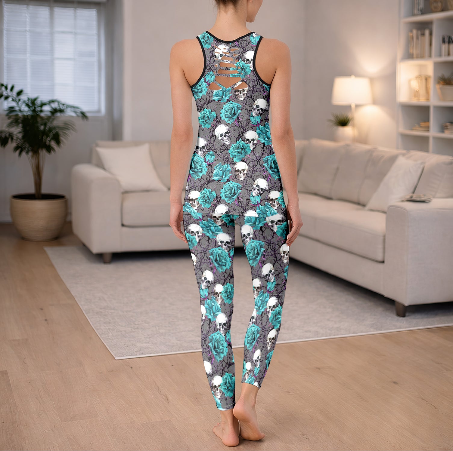 Cyanide Rose Garden Tanktop and Leggings