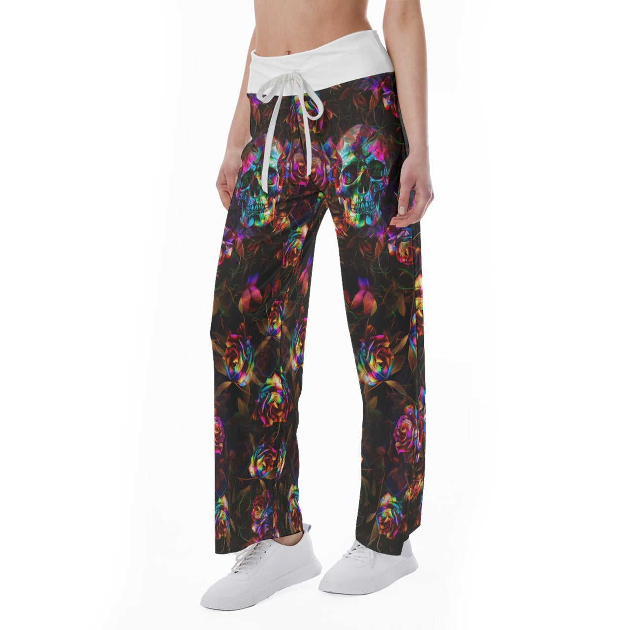 Image featuring a stylish set of women's tube top and high-waisted pants, perfect for summer outings and beachwear. The ensemble exudes a trendy and chic vibe, ideal for resort vacations, beach parties, and poolside lounging. The tube top offers a flattering silhouette, while the high-waisted pants provide comfort and style. This fashionable outfit set is a must-have for anyone looking to make a statement under the sun.