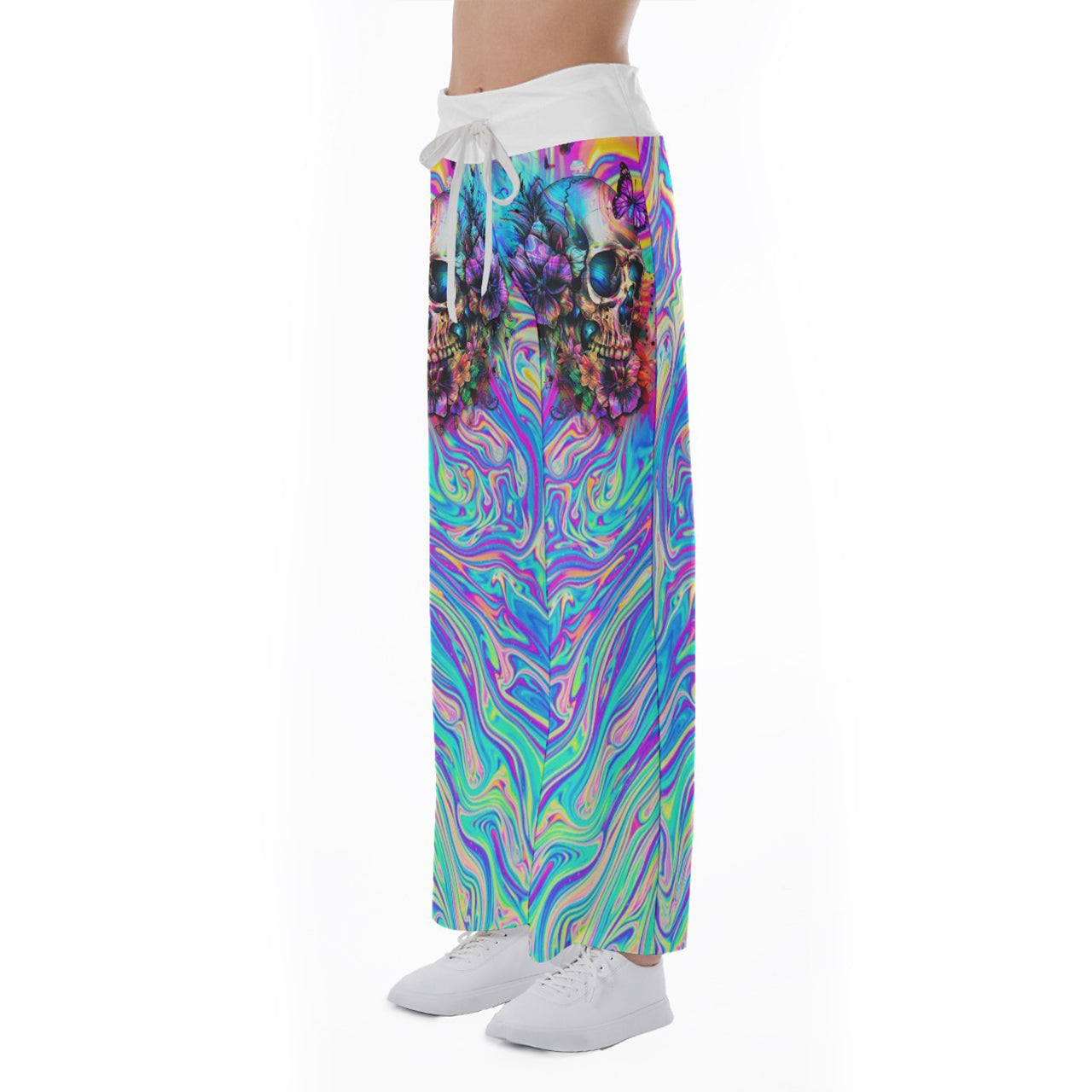 Image featuring a stylish set of women's tube top and high-waisted pants, perfect for summer outings and beachwear. The ensemble exudes a trendy and chic vibe, ideal for resort vacations, beach parties, and poolside lounging. The tube top offers a flattering silhouette, while the high-waisted pants provide comfort and style. This fashionable outfit set is a must-have for anyone looking to make a statement under the sun.