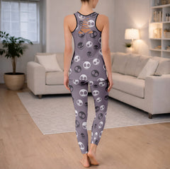 Gothic Skull Chill Art Tanktop and Legging