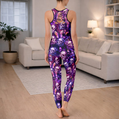 Purple Skull Butterfly Dream Tanktop and Legging