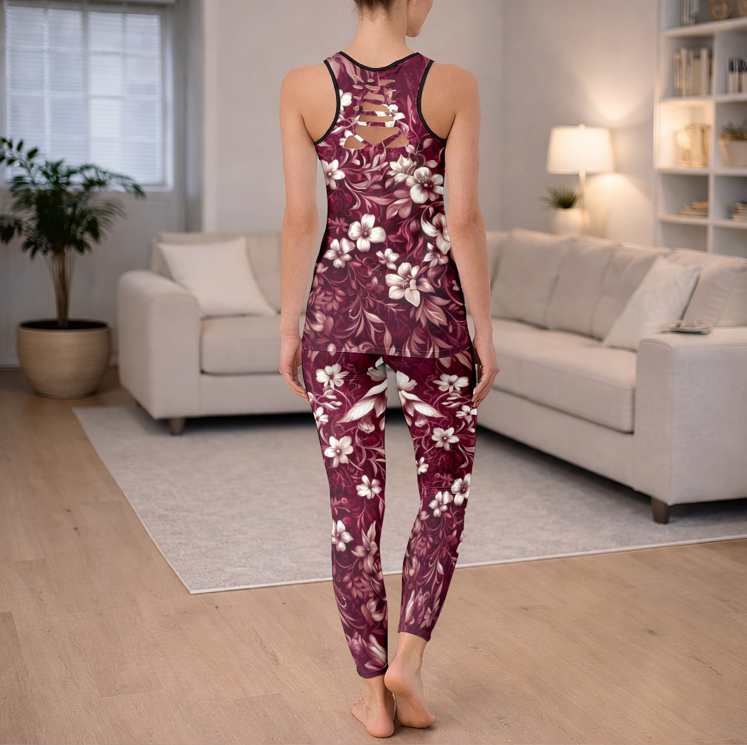 Sugar Skull Sepulcher Art Tanktop and Leggings
