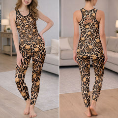 Leopard Grunge Skull Tanktop and Legging