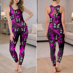 Midnight Magenta Morphos Tanktop and Leggings