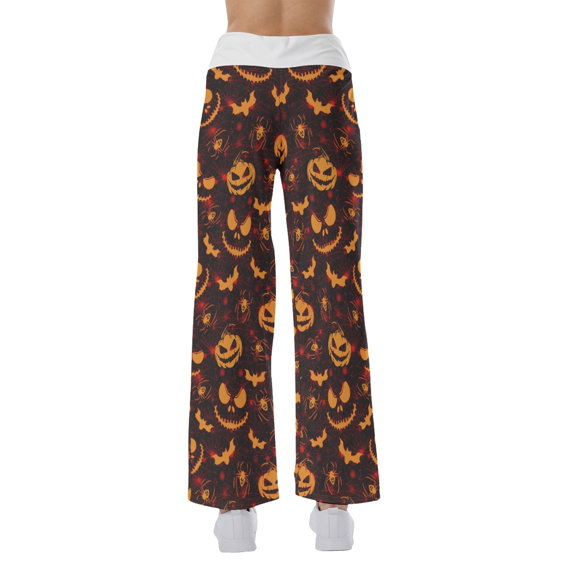 Witchy Queen Blood Halloween Backless tanktop and Wide Pants Sets - Wonder Skull