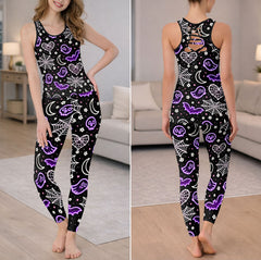 Purple Spooky Magic Tanktop and Leggings