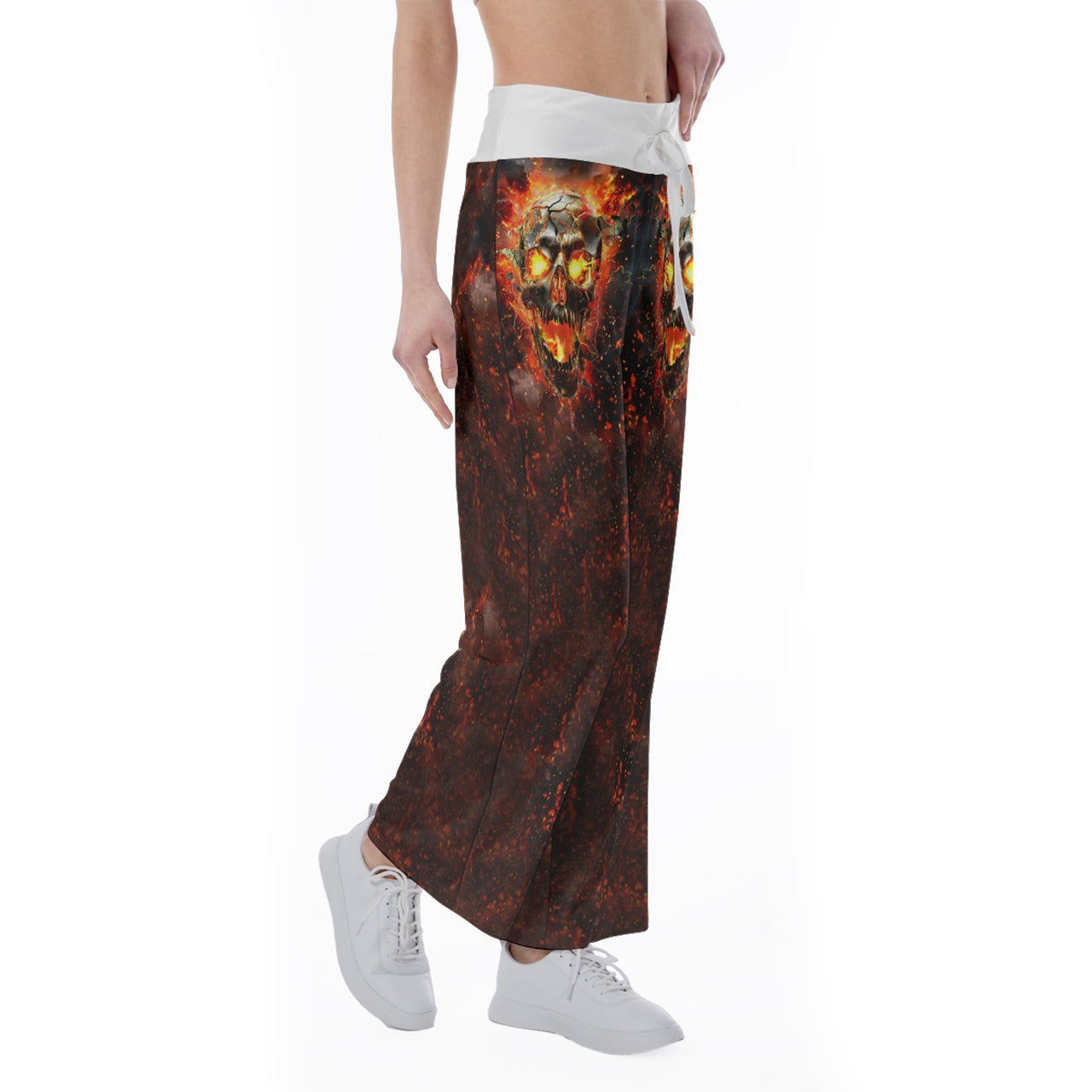 Image featuring a stylish set of women's tube top and high-waisted pants, perfect for summer outings and beachwear. The ensemble exudes a trendy and chic vibe, ideal for resort vacations, beach parties, and poolside lounging. The tube top offers a flattering silhouette, while the high-waisted pants provide comfort and style. This fashionable outfit set is a must-have for anyone looking to make a statement under the sun.