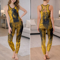 Urban Decay Skull Gold Tanktop and Leggings