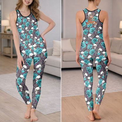 Cyanide Rose Garden Tanktop and Leggings