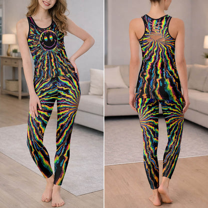 Melting Smiles Colorful Art Tanktop and Leggings