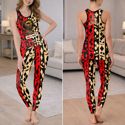 Royal Skeleton Essence Tanktop and Leggings