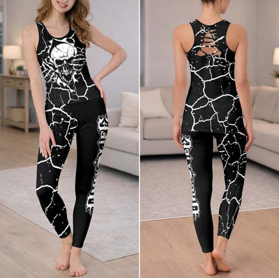 Ripped Reality Skull Tanktop and Legging