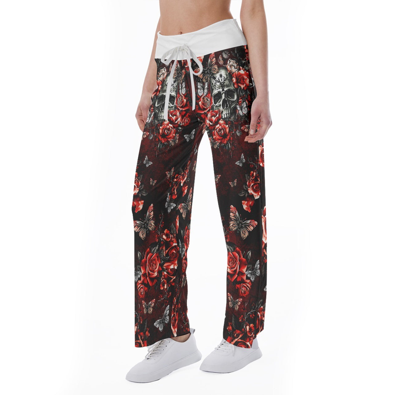 Image featuring a stylish set of women's tube top and high-waisted pants, perfect for summer outings and beachwear. The ensemble exudes a trendy and chic vibe, ideal for resort vacations, beach parties, and poolside lounging. The tube top offers a flattering silhouette, while the high-waisted pants provide comfort and style. This fashionable outfit set is a must-have for anyone looking to make a statement under the sun.