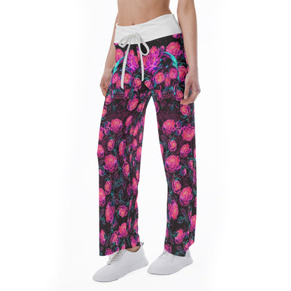 Image featuring a stylish set of women's tube top and high-waisted pants, perfect for summer outings and beachwear. The ensemble exudes a trendy and chic vibe, ideal for resort vacations, beach parties, and poolside lounging. The tube top offers a flattering silhouette, while the high-waisted pants provide comfort and style. This fashionable outfit set is a must-have for anyone looking to make a statement under the sun.