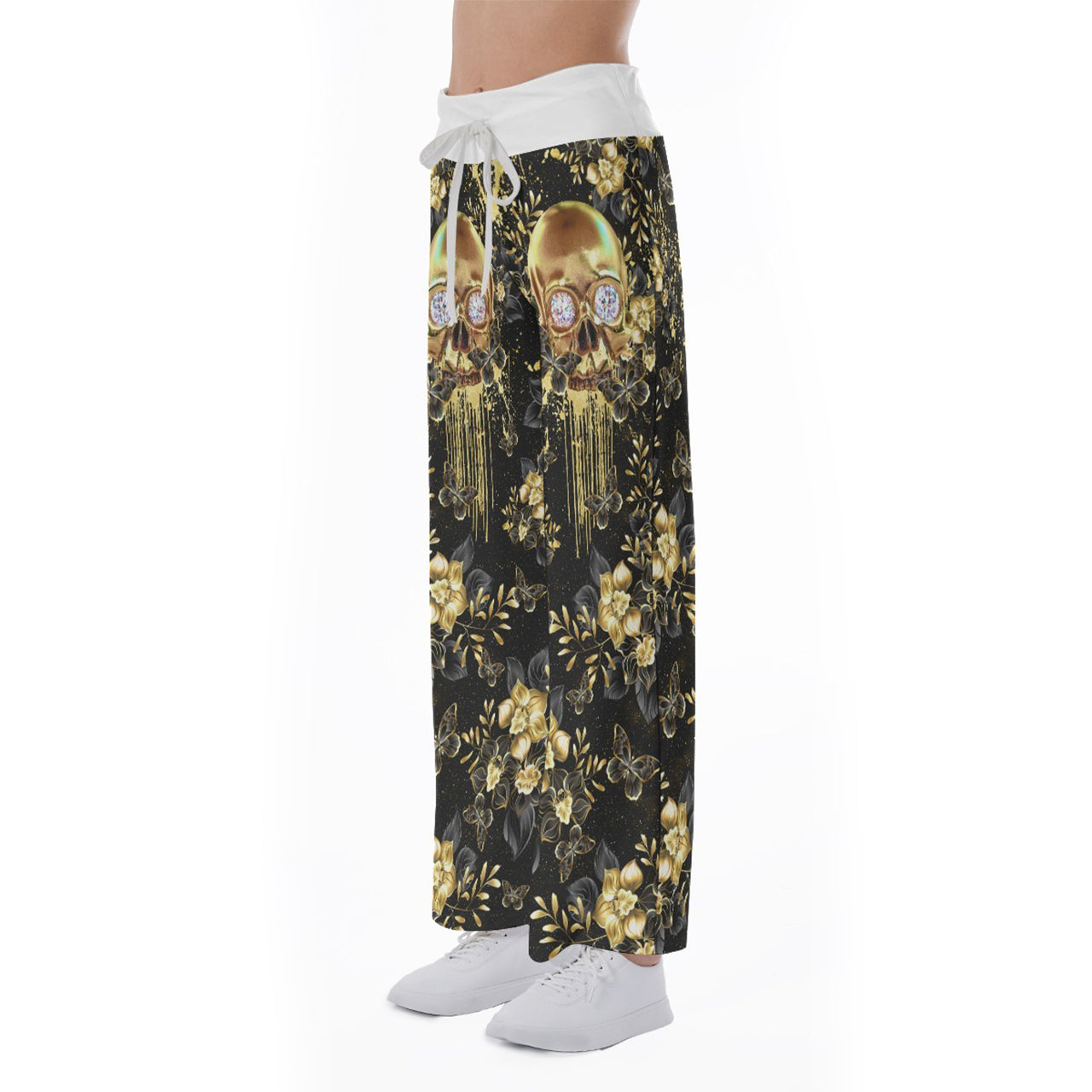 Image featuring a stylish set of women's tube top and high-waisted pants, perfect for summer outings and beachwear. The ensemble exudes a trendy and chic vibe, ideal for resort vacations, beach parties, and poolside lounging. The tube top offers a flattering silhouette, while the high-waisted pants provide comfort and style. This fashionable outfit set is a must-have for anyone looking to make a statement under the sun.