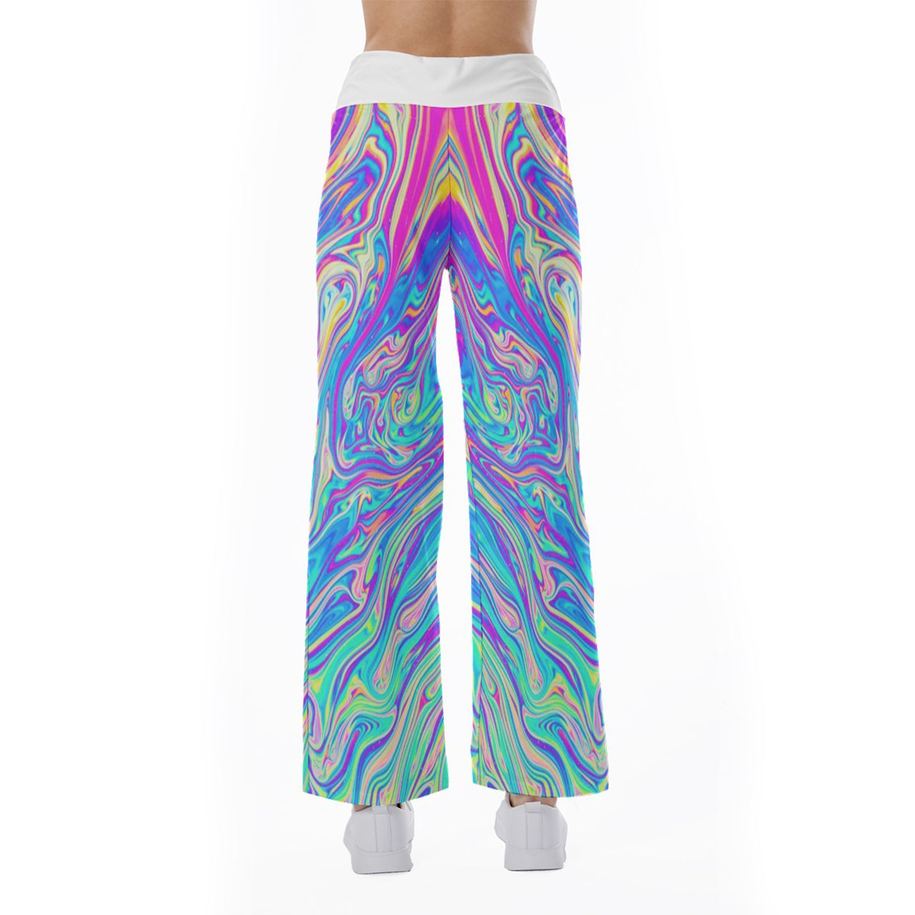 Image featuring a stylish set of women's tube top and high-waisted pants, perfect for summer outings and beachwear. The ensemble exudes a trendy and chic vibe, ideal for resort vacations, beach parties, and poolside lounging. The tube top offers a flattering silhouette, while the high-waisted pants provide comfort and style. This fashionable outfit set is a must-have for anyone looking to make a statement under the sun.