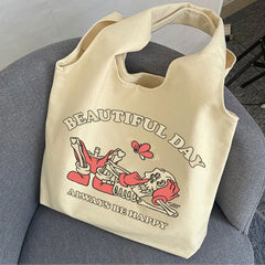 Beautiful Day Always Be Happy - Premium Tote Bag
