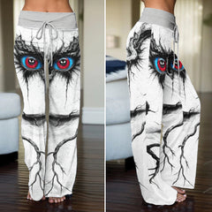 Soul Cracks Eye Women's High-waisted Wide Leg Pants