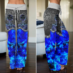 Abstract Diamond Art Women's High-waisted Wide Leg Pants