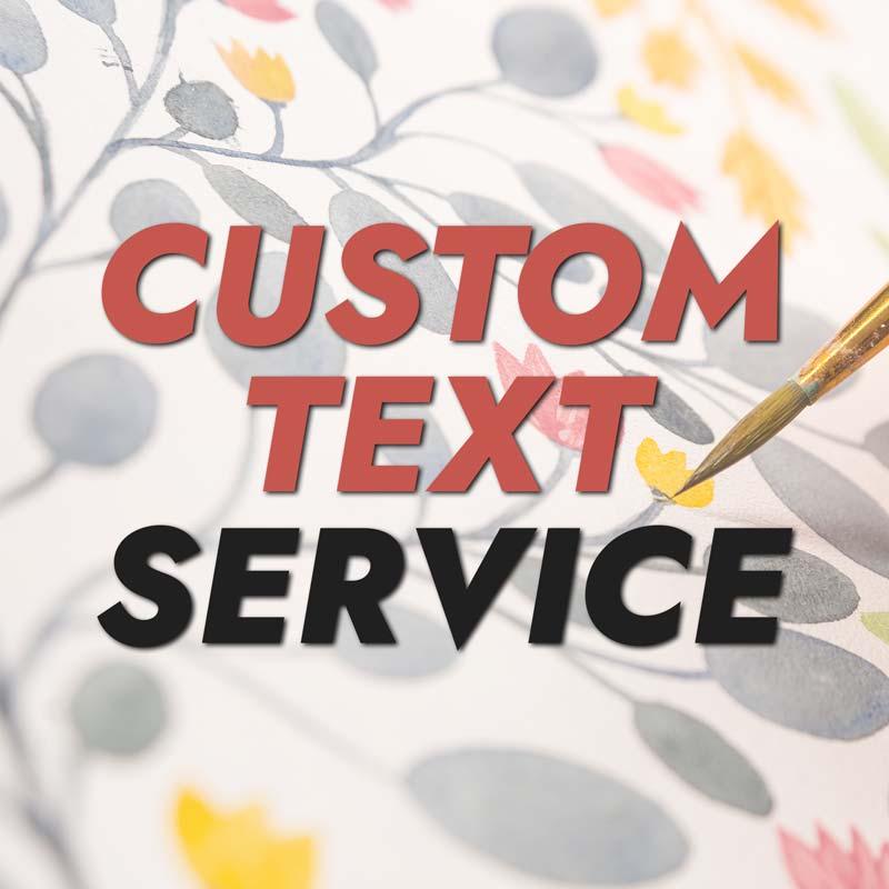Custom text service - Wonder Skull