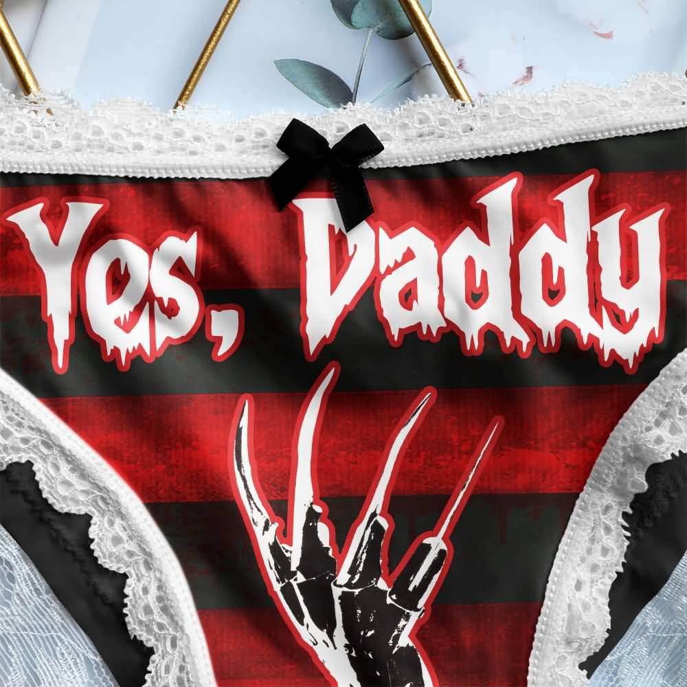 Wonder Skull Sinful Strings Lace Panty Set is for those who love mixing sweet with sassy. The white lace contrasts with bold gothic graphics and cheeky sayings, creating underwear that's both innocent and playful. Designed to make you feel confident and unstoppable, this set is perfect for treating yourself or planning a fun surprise. Comfort and attitude, all in one.