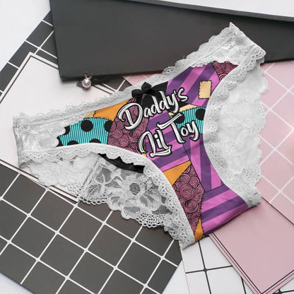 Wonder Skull Sinful Strings Lace Panty Set is for those who love mixing sweet with sassy. The white lace contrasts with bold gothic graphics and cheeky sayings, creating underwear that's both innocent and playful. Designed to make you feel confident and unstoppable, this set is perfect for treating yourself or planning a fun surprise. Comfort and attitude, all in one.