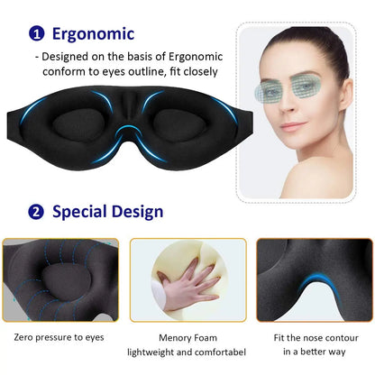 Silk Sleep Mask, Eye Mask for Sleeping, Ultimate Comfortable