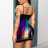 Express your personal style with the Hot Gothic Dress, a timeless piece featuring a unique Holographic Nightmare Couple, perfect for enhancing your daily fashion routine.